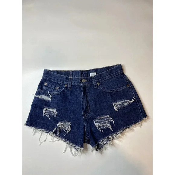Levi's Pants - Vintage Levi’s 515 Cut Off Shorts 3” Dark Blue Wash Women’s Size 10 Made In USA